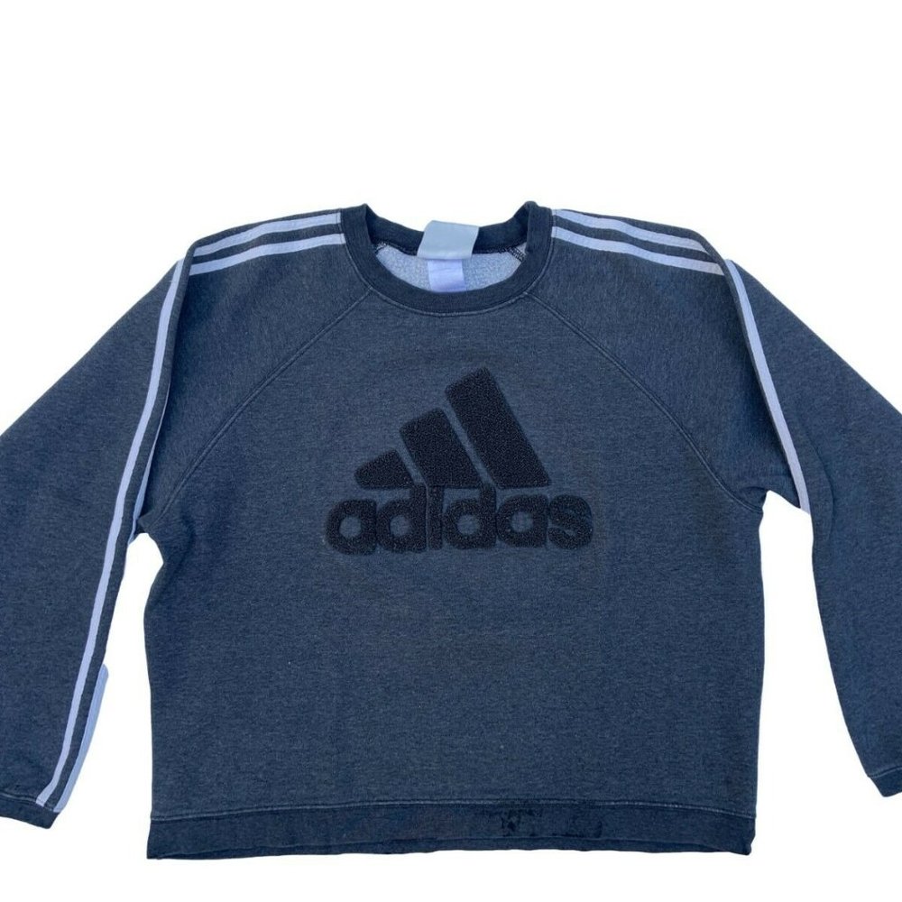 Adidas Crewneck Logo Pullover  Sweater  